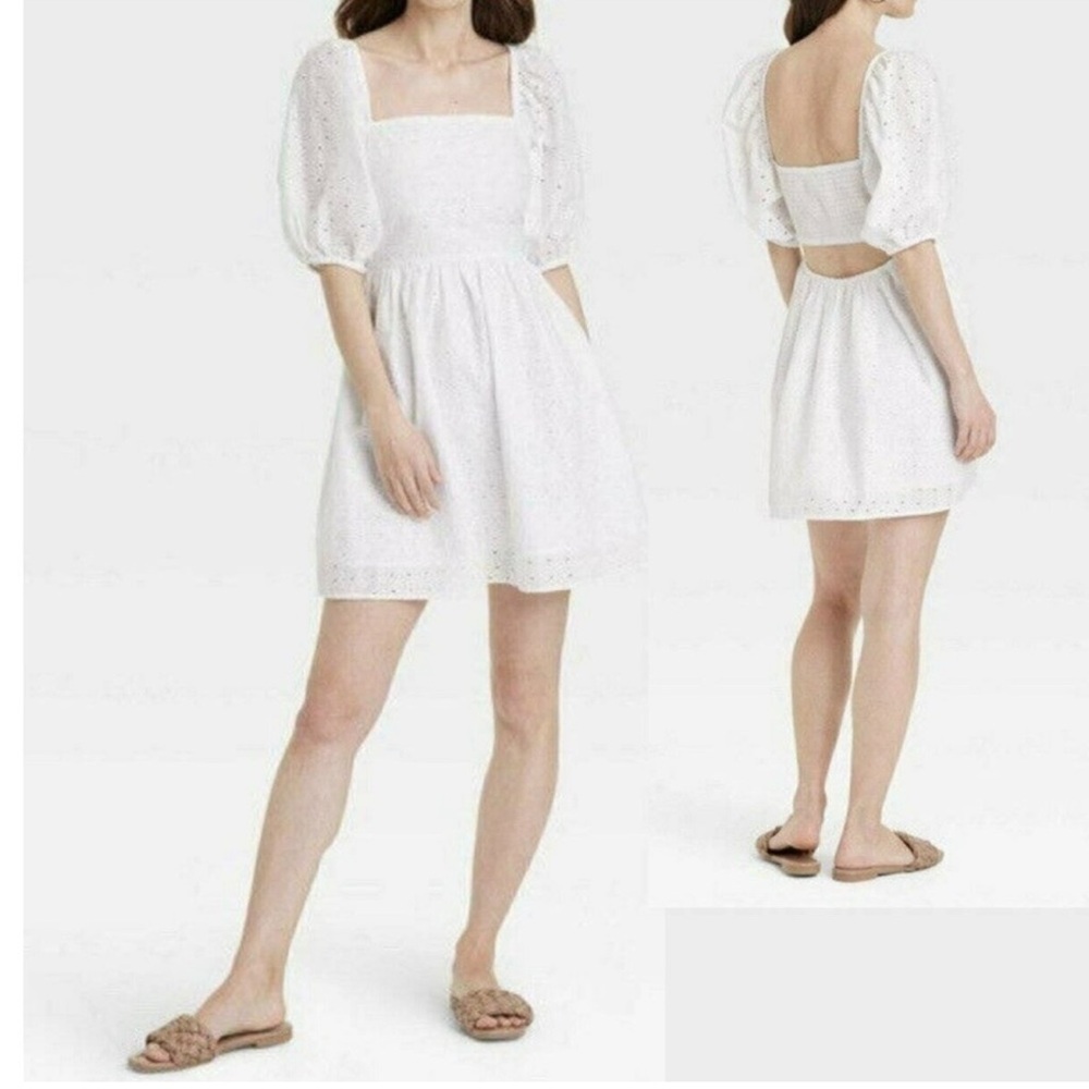 a new day White Backless Dress